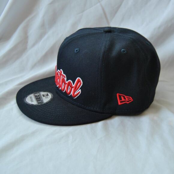 Barstool Sports New Era Navy Blue & Red Snap Back Hat (New w/ Tag) - Picture 3 of 9
